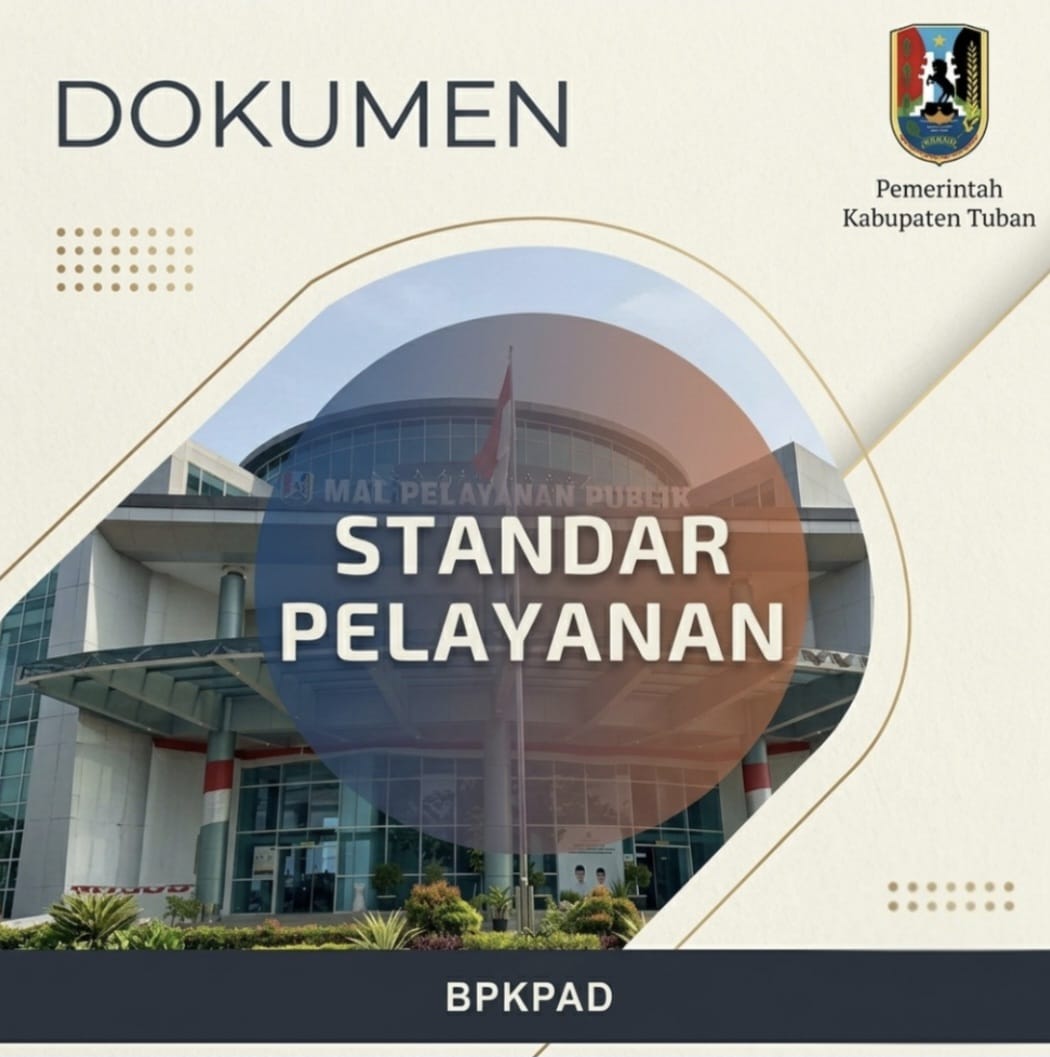 Maklumat Pelayanan BPKPAD Kab. Tuban & Standar Pelayanan